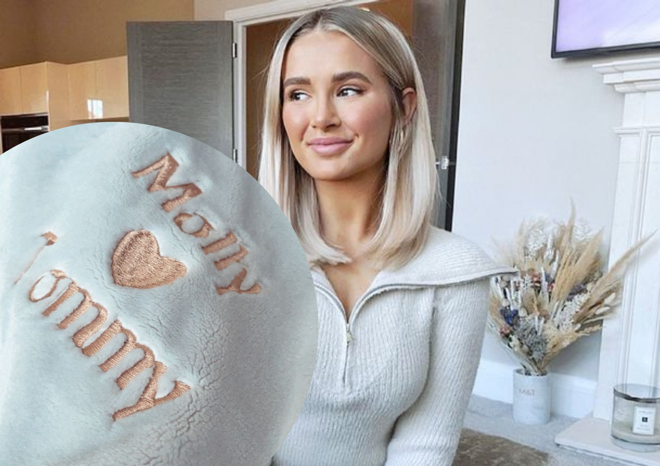 Molly-Mae Hague loves her Cozy Crew Club blanket!
