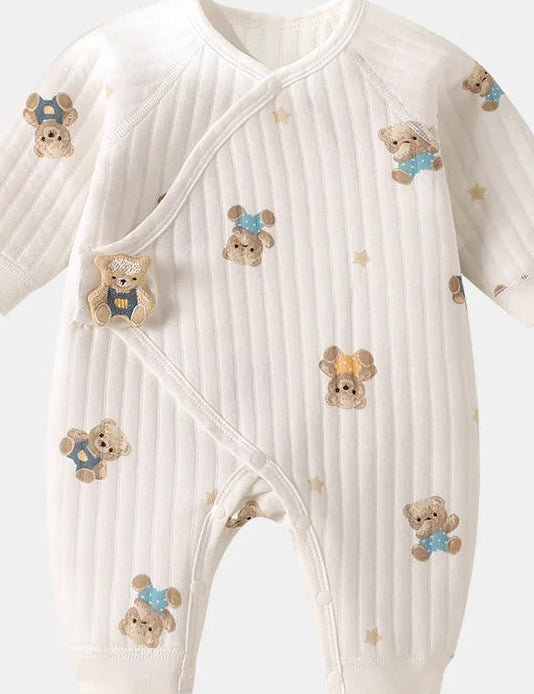 The Charming Bear Boucle Wrap Baby Grow Romper Cozy Crew Club Rompers mora-uk.myshopify.com charming-bear-romper 0-3 M CharmB03 10off, 20off, baby, baby collection, bear, bear collection, bear print, BFCM-20, BFCM-25, BFCM20, boucle, china, CHRISTMAS20, clothing, LINECARD, new in, nightwear, nonpersonalised, PADDY10, romper, teddy, WINTER20, wrap, zero