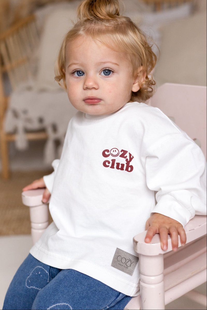 Mummy & Daddy Are My Fav Cozy Long Sleeve Tee - Cozy Crew Club