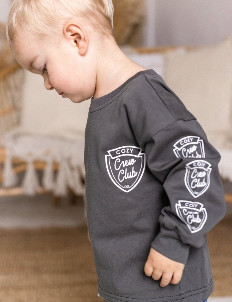The Beverly Hills Cozy Long Sleeve Tee - Cozy Crew Club