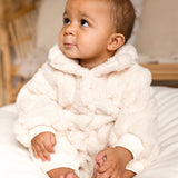 The Fur Bear Lining Fluffy Coat Romper