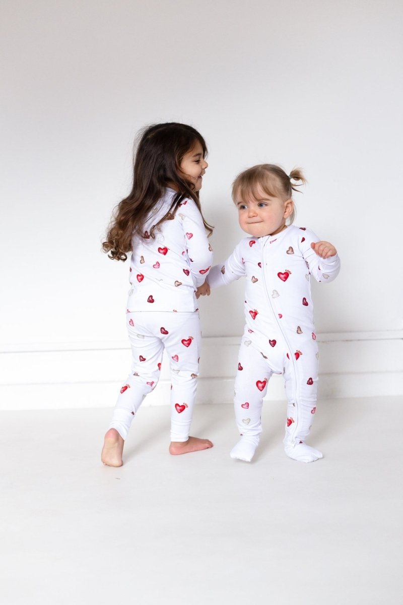 COZY In Love Cotton Zip Sleepsuit One Piece - Cozy Crew Club