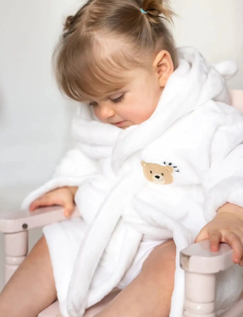 COZY Bear Hooded Dressing Gown Bear Ears - White Cozy Crew Club Dressing Gown mora-uk.myshopify.com cozy-bear-hooded-dressing-gown-bear-ears-white baby, bath, bathrobe, bear, dressing gown, hooded, new in, personalise, soft, zero COZY Bear Hooded Dressing Gown Bear Ears - White Cozy Crew Club Dressing Gown mora-uk.myshopify.com cozy-bear-hooded-dressing-gown-bear-ears-white baby, bath, bathrobe, bear, dressing gown, hooded, new in, personalise, soft, zero