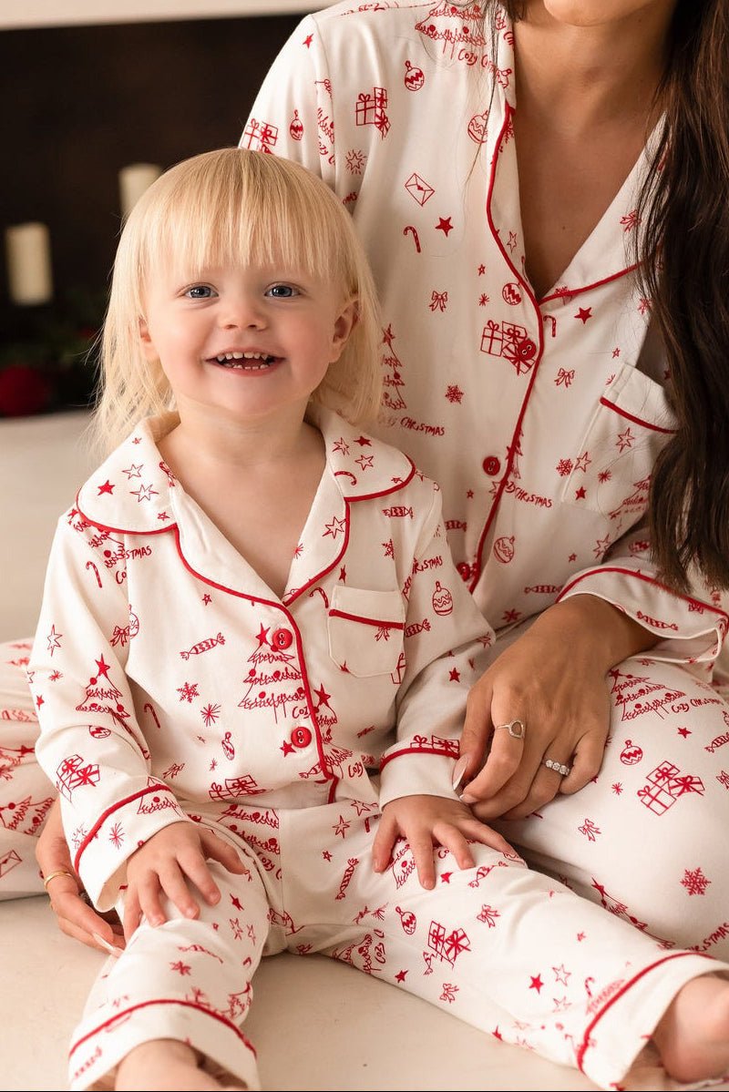 Mini COZY Fa La La Christmas Pyjamas Cozy Crew Club Pyjamas mora-uk.myshopify.com mini-cozy-fa-la-la-christmas-pyjamas allproducts, baby, baby pajamas, BFCM-EXTRA20, BFCM-NEW20, CHILDSPLAY, christmas, christmas pjs, new in, nightwear, pajamas, pj, pjs, pyjamas, soft, specialtag, ultracozy, WINTER40, zero