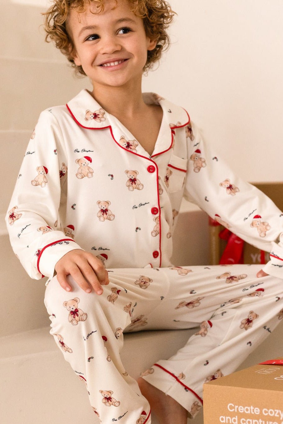 Mini COZY Holly Jolly Christmas Bear Pyjamas Cozy Crew Club Pyjamas mora-uk.myshopify.com the-cozy-holly-jolly-bear-pyjamas allproducts, baby, baby pajamas, bear, bear pj, bear pyjamas, BFCM-EXTRA20, BFCM-NEW20, CHILDSPLAY, christmas, new in, nightwear, pajamas, pj, pjs, pyjamas, soft, specialtag, ultracozy, WINTER40, zero