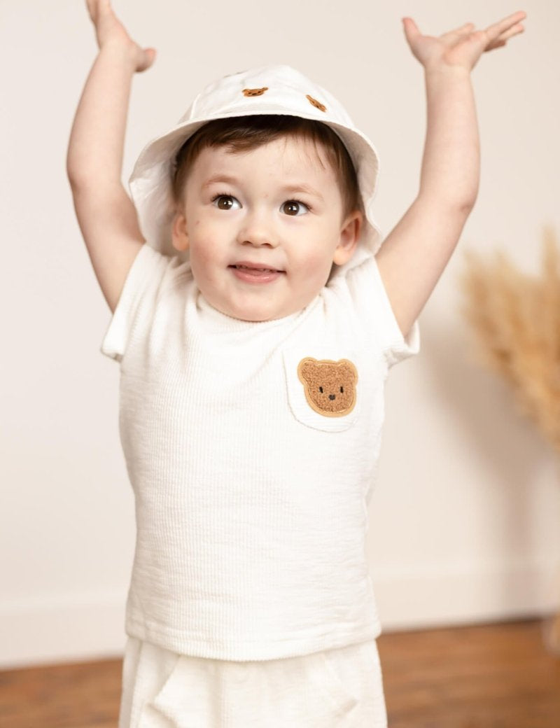 The Coloured Bear 2 Piece T-Shirt & Shorts Set - Cozy Crew Club