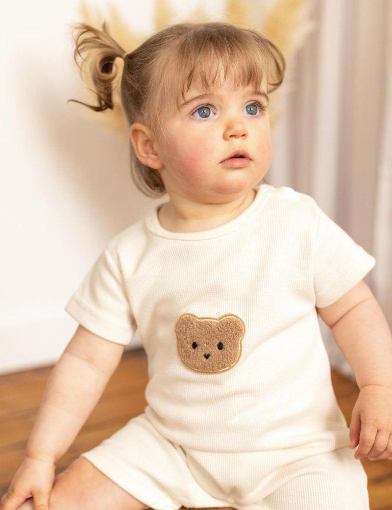Cool Summer Bear & Bonnet Hat Set - Cozy Crew Club