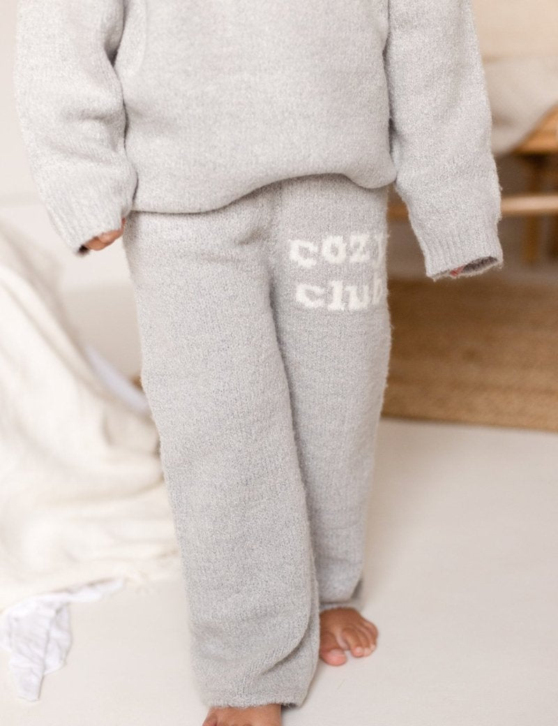 The Cozy Cub Knit Set Grey - Cozy Crew Club