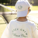 Mini Cozy Crew Resort Club Tee - Ash Grey