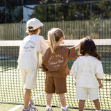 Mini Cozy Crew Resort Club Tee - Snow White