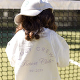 Mini Cozy Crew Resort Club Tee - Snow White