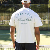 Adult Cozy Crew Resort Club Tee - Ash Grey