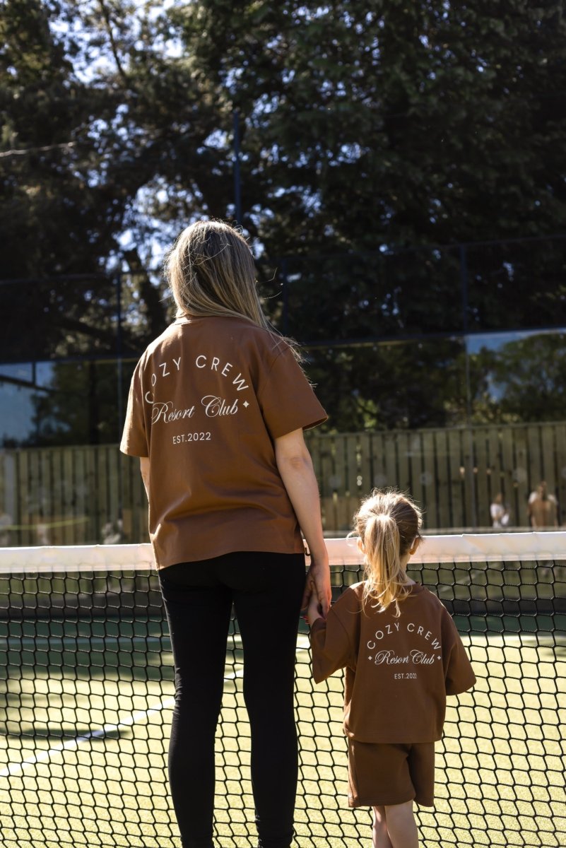Adult Cozy Crew Resort Club Tee - Toffee Cozy Crew Club T-Shirts mora-uk.myshopify.com adult-big-island-tee-olive 5POUND, adult, All Products, BFCM-60, BFCM20, CHRISTMAS20, easter50, nonpersonalised, PADDY33, resort club collection, SSSALE2550, TOPS, ultracozy, wholesale, wholesale-int, WINTER80