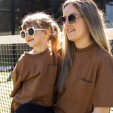Adult Cozy Crew Resort Club Tee - Toffee