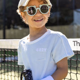 Mini COZY Terry Towelling Tee - Blue
