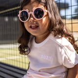 Mini COZY Terry Towelling Tee - Pink