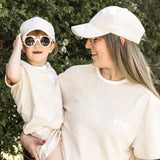 Adult COZY Terry Towel Tee - Sand