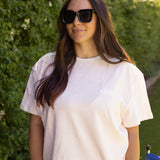 Adult COZY Terry Towel Tee - Pink