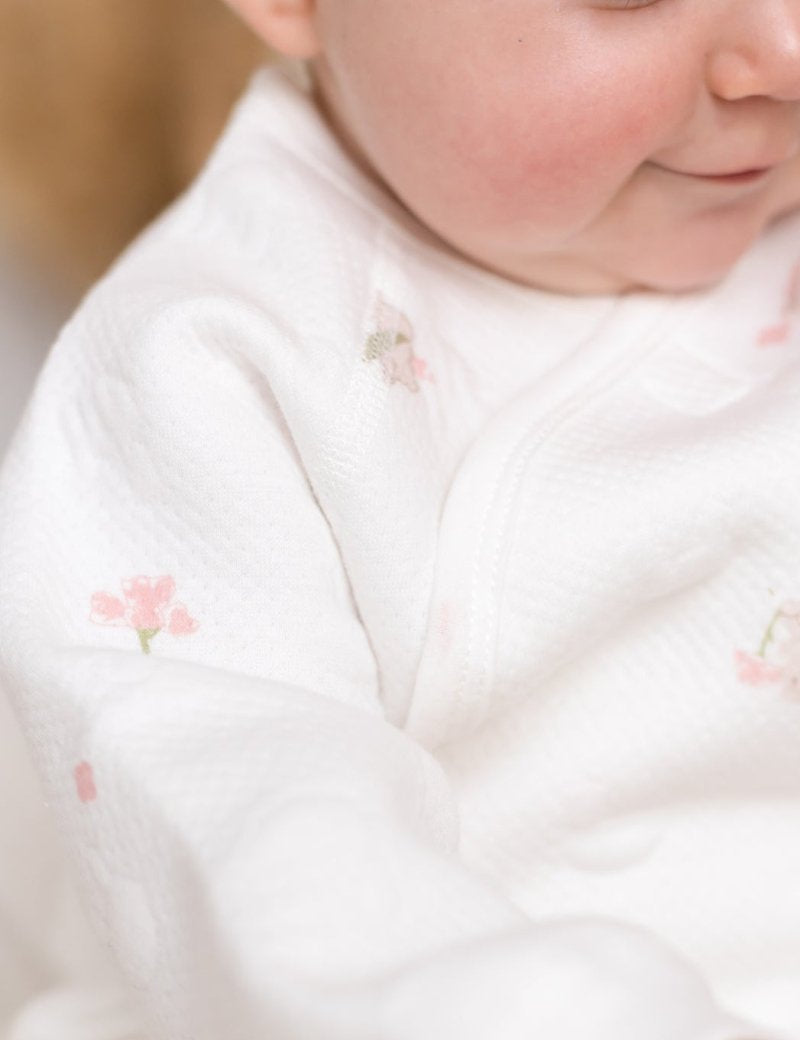 The Snuggle Bun Boucle Wrap Baby Grow Romper - Cozy Crew Club