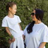 Adult COZY Terry Towel Tee - Blue