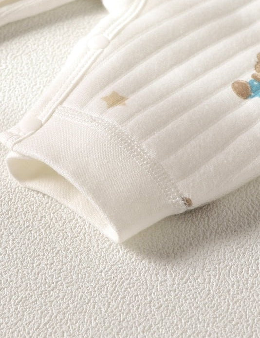 The Charming Bear Boucle Wrap Baby Grow Romper - Cozy Crew Club