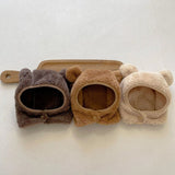 The Fur Bear Knitted Hooded Pramsuit