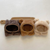 The Fur Bear Knitted Hooded Pramsuit