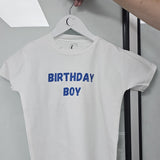 Sample Sale - White Birthday Boy T-shirt