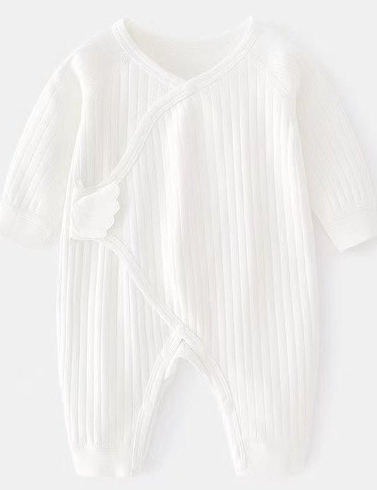 The Angel Boucle Wrap Baby Grow Romper - Cozy Crew Club