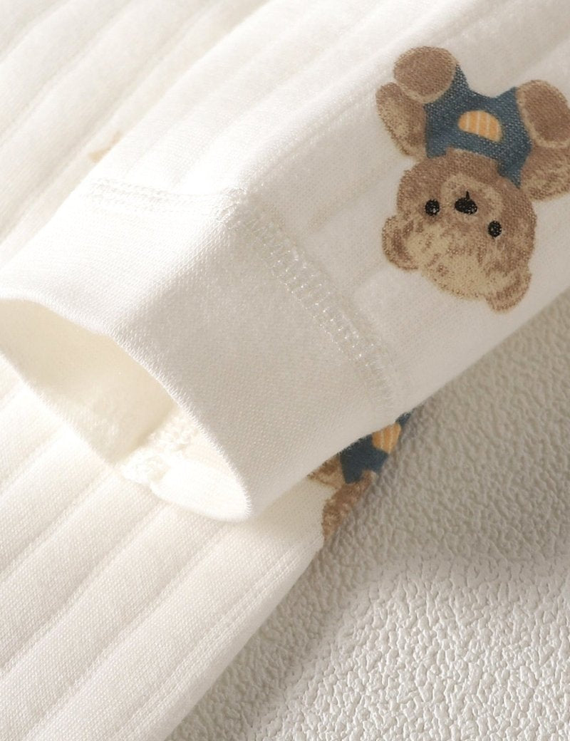 The Charming Bear Boucle Wrap Baby Grow Romper - Cozy Crew Club