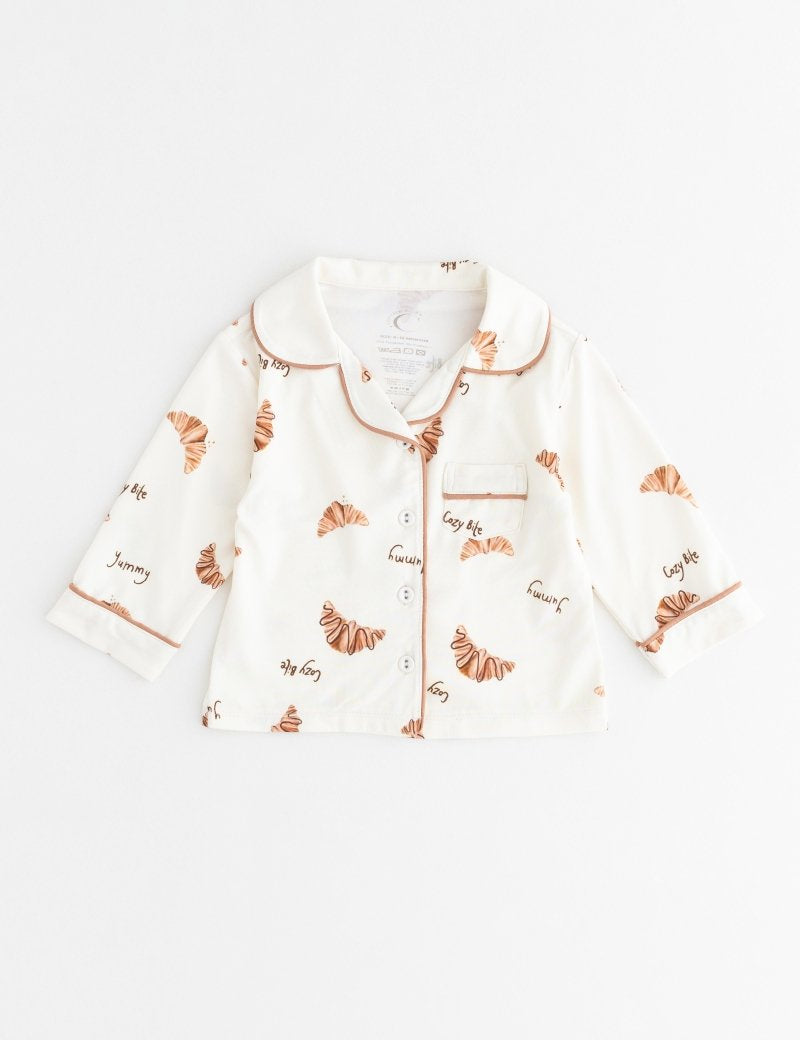 Mini COZY Croissant Club Pyjamas - Cozy Crew Club