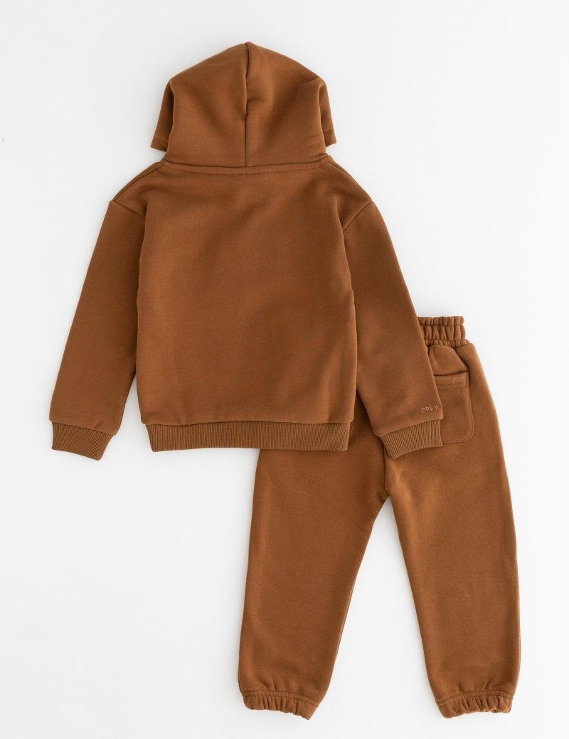 COZY Mini Tracksuit Brown - Cozy Crew Club