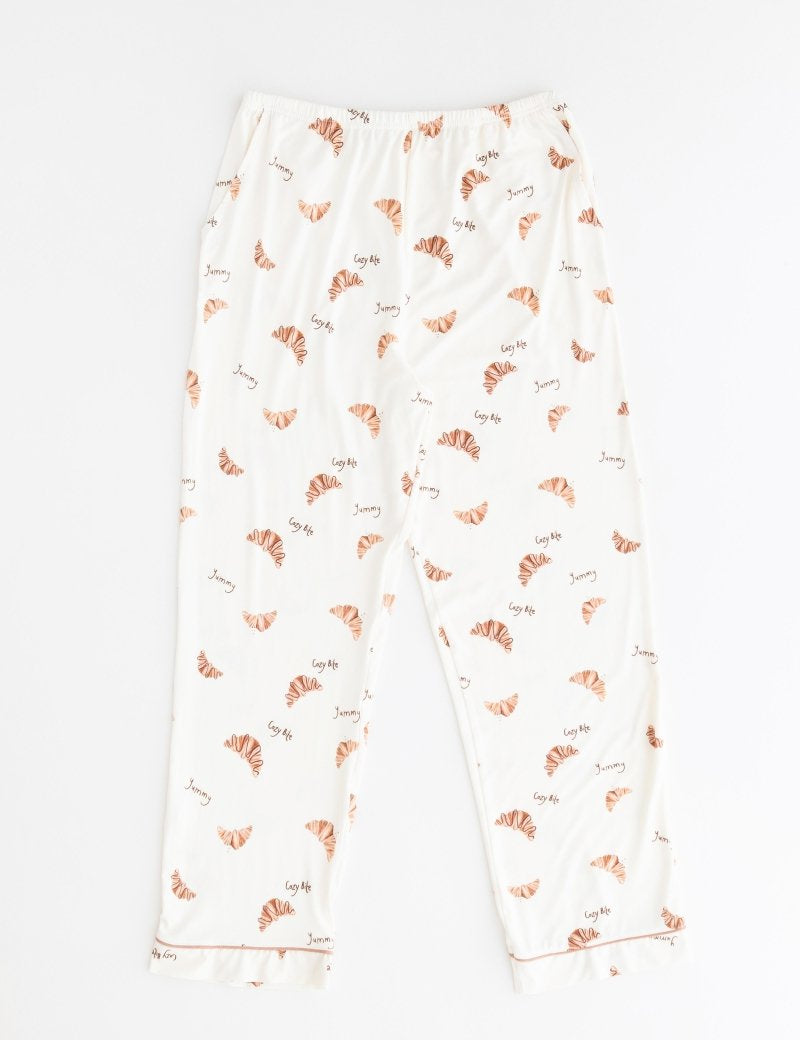 Adult COZY Croissant Club Pyjamas - Cozy Crew Club
