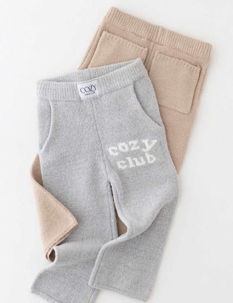 The Cozy Cub Knit Set Taupe Brown - Cozy Crew Club