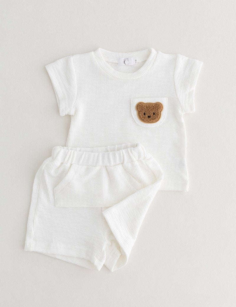 The Coloured Bear 2 Piece T-Shirt & Shorts Set - Cozy Crew Club
