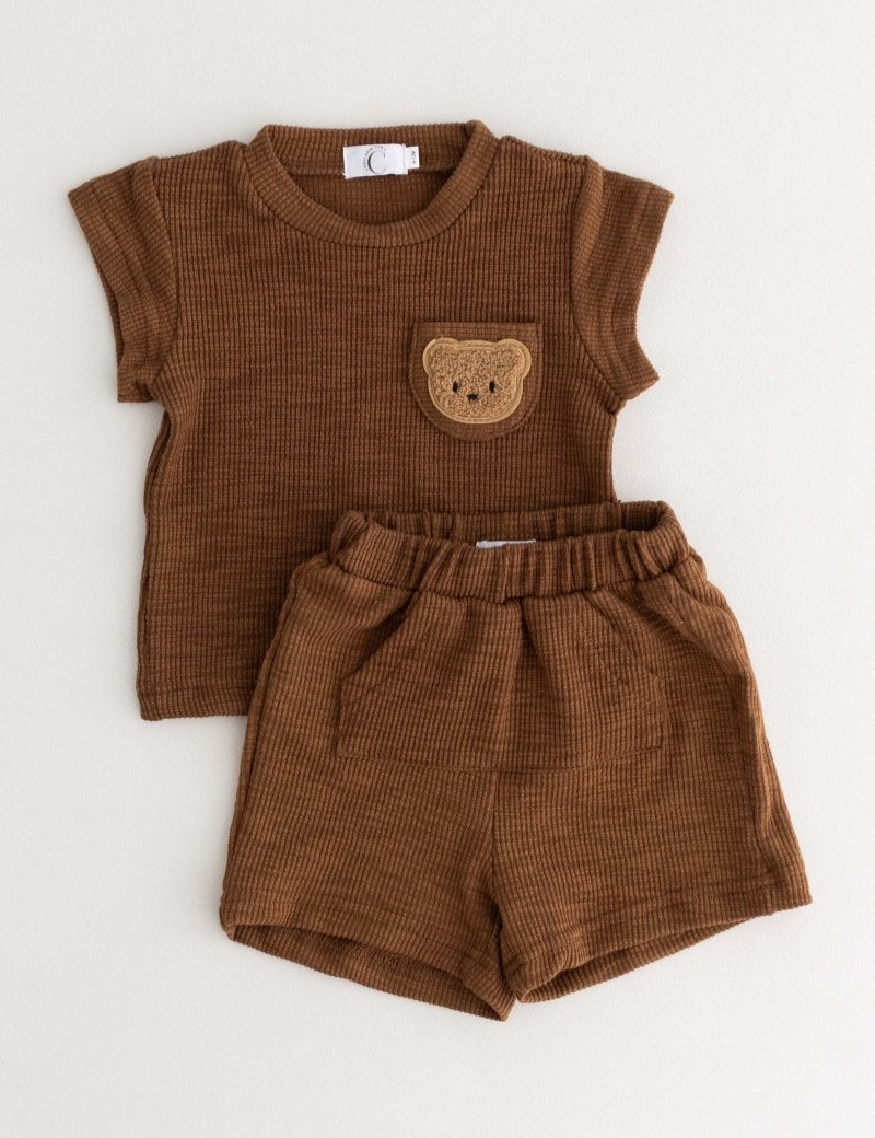 The Coloured Bear 2 Piece T-Shirt & Shorts Set - Cozy Crew Club