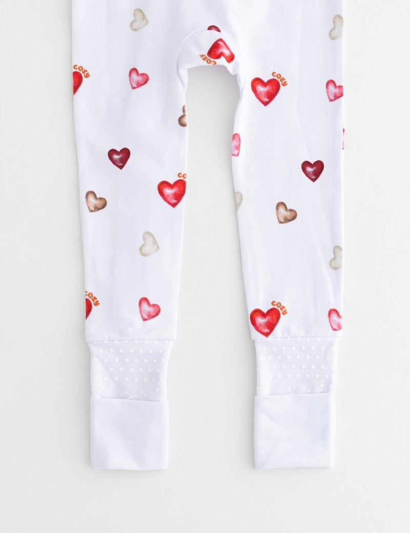 COZY In Love Cotton Zip Sleepsuit One Piece - Cozy Crew Club