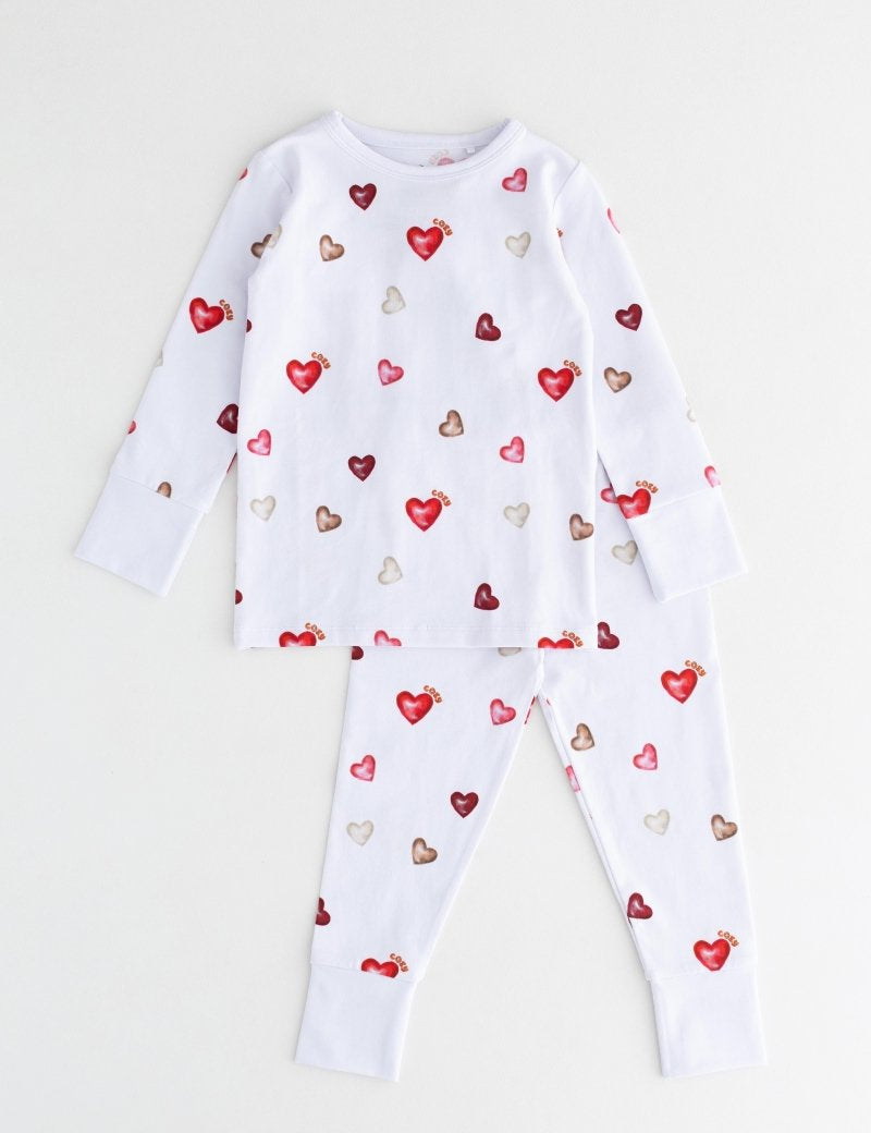 COZY In Love Cotton Two-Piece Set Long Sleeve Pyjamas - Cozy Crew Club