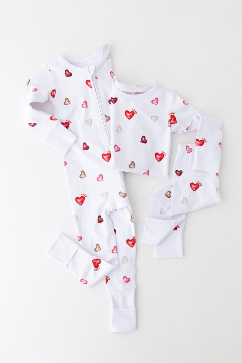 COZY In Love Cotton Zip Sleepsuit One Piece - Cozy Crew Club
