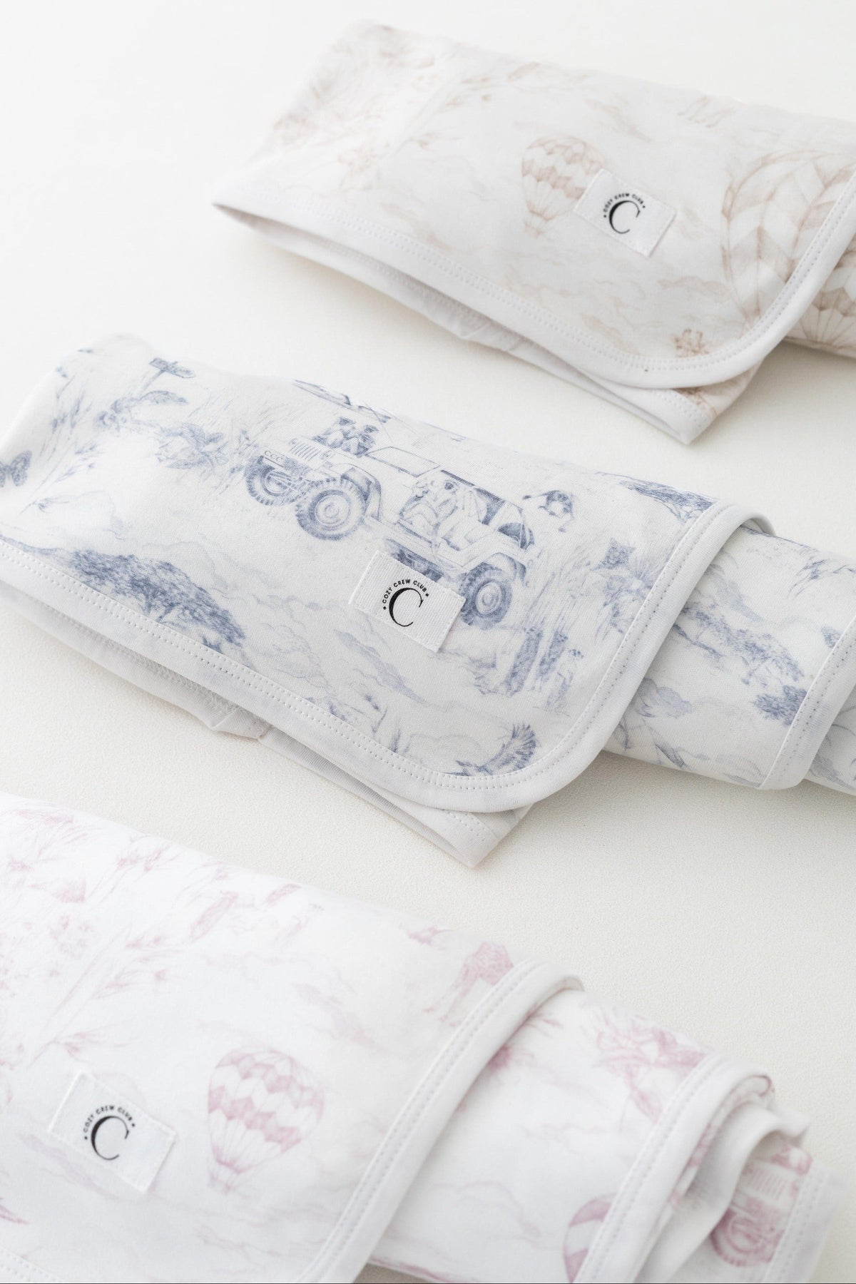 Lyons Den Cozy x Victoria Sanders Double-Layer Blanket – Baby Parchment