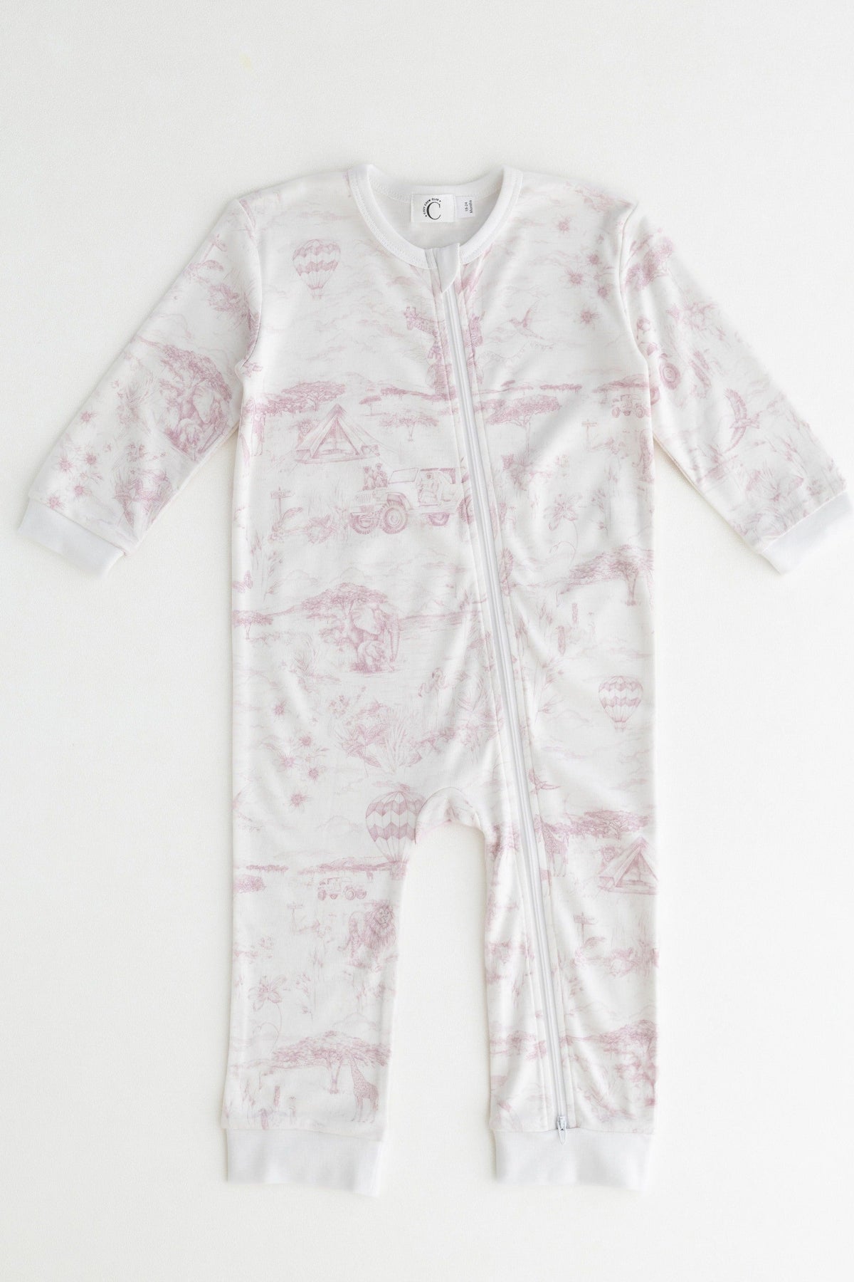 Lyons Den Cozy x Victoria Sanders Sleepsuit Baby Pink