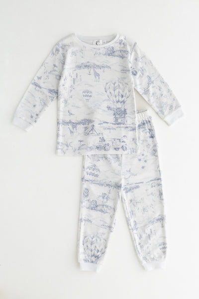 Lyons Den Cozy x Victoria Sanders Pyjamas Baby Blue