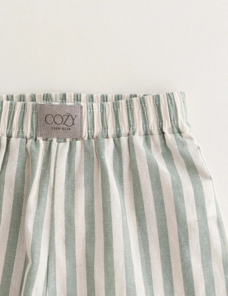 Cozy Crew Club Stripe Pants (Sage) Cozy Crew Club Pants mora-uk.myshopify.com cozy-crew-club-stripe-pants-sage All Products, aw25, BFCM-NEW20, CHILDSPLAY, navy, nonpersonalised, TOPS, ultracozy, whatnot, wholesale, wholesale-int Cozy Crew Club Stripe Pants (Sage) Cozy Crew Club Pants mora-uk.myshopify.com cozy-crew-club-stripe-pants-sage All Products, aw25, BFCM-NEW20, CHILDSPLAY, navy, nonpersonalised, TOPS, ultracozy, whatnot, wholesale, wholesale-int