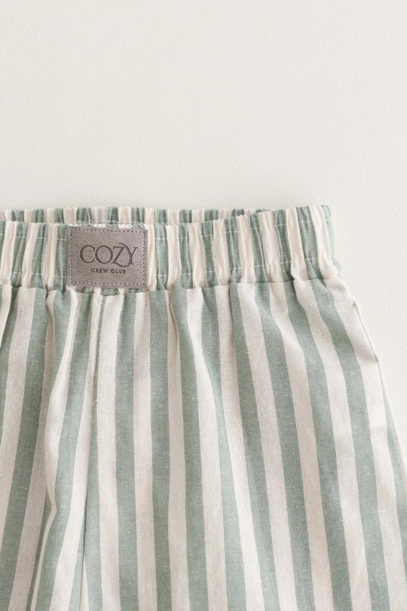 Cozy Crew Club Stripe Pants (Sage) Cozy Crew Club Pants mora-uk.myshopify.com cozy-crew-club-stripe-pants-sage All Products, aw25, BFCM-NEW20, CHILDSPLAY, navy, nonpersonalised, TOPS, ultracozy, whatnot, wholesale, wholesale-int Cozy Crew Club Stripe Pants (Sage) Cozy Crew Club Pants mora-uk.myshopify.com cozy-crew-club-stripe-pants-sage All Products, aw25, BFCM-NEW20, CHILDSPLAY, navy, nonpersonalised, TOPS, ultracozy, whatnot, wholesale, wholesale-int