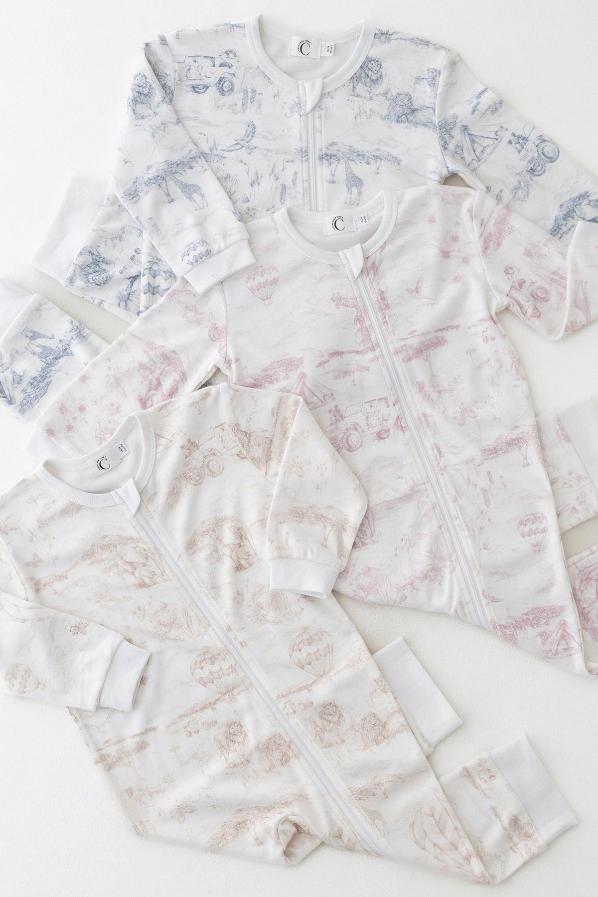 Lyons Den Cozy x Victoria Sanders Sleepsuit Baby Pink