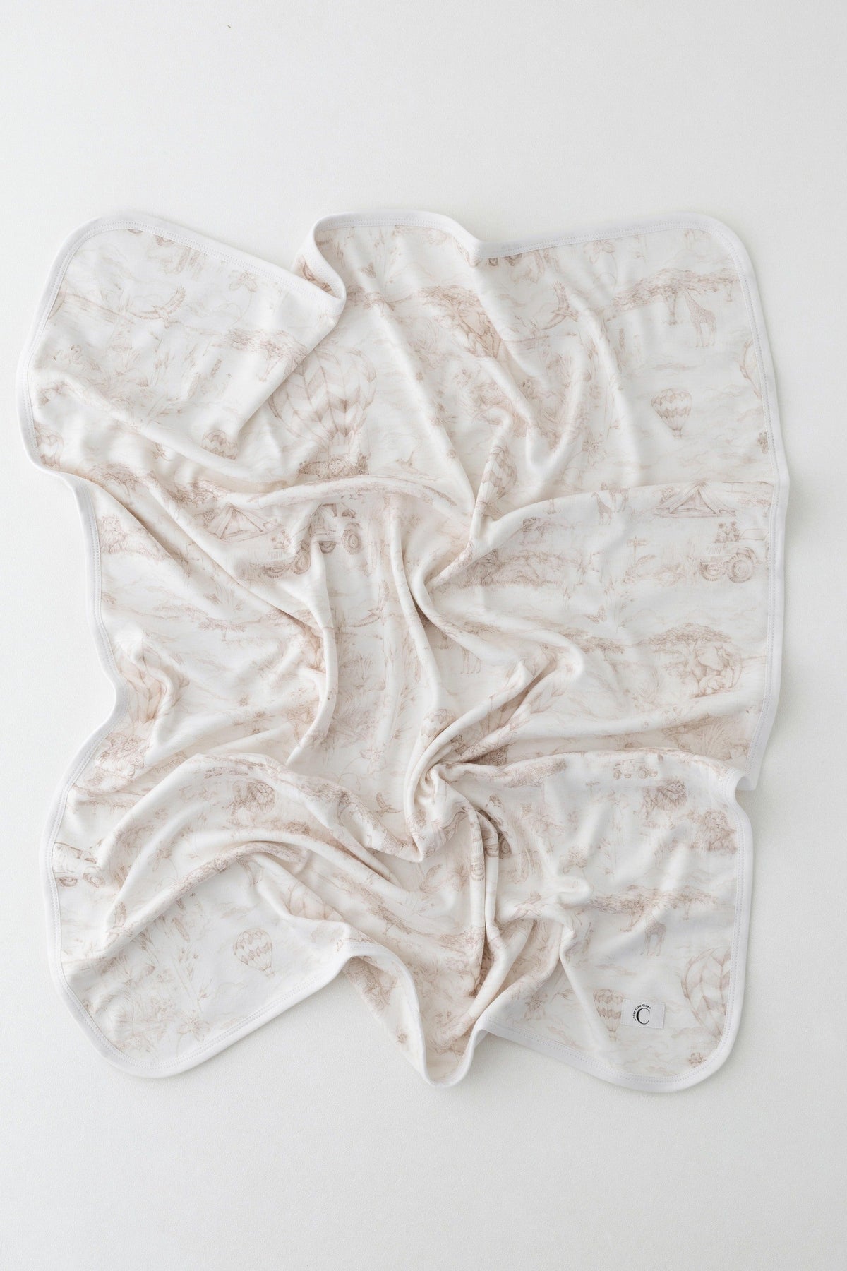Lyons Den Cozy x Victoria Sanders Double-Layer Blanket – Baby Parchment