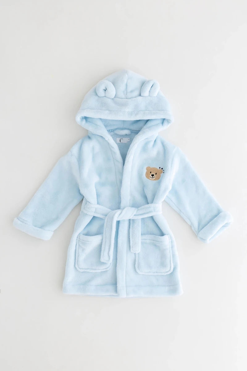 COZY Bear Hooded Dressing Gown Bear Ears - Blue Cozy Crew Club Dressing Gown mora-uk.myshopify.com cozy-bear-hooded-dressing-gown-bear-ears-blue baby, bath, bathrobe, bear, dressing gown, hooded, new in, personalise, soft, zero COZY Bear Hooded Dressing Gown Bear Ears - Blue Cozy Crew Club Dressing Gown mora-uk.myshopify.com cozy-bear-hooded-dressing-gown-bear-ears-blue baby, bath, bathrobe, bear, dressing gown, hooded, new in, personalise, soft, zero