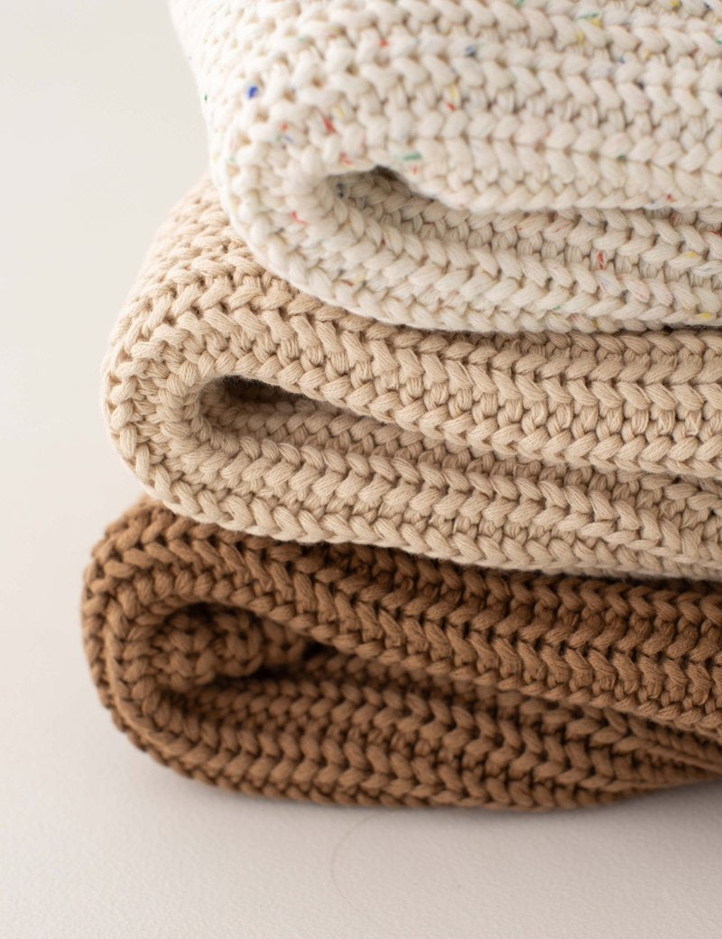 COZY Rainbow Speckle Chunky Sweater | Natural - Cozy Crew Club