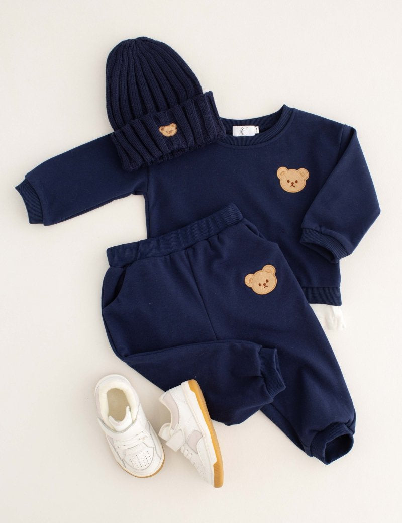The Bear Colour Tracksuit 100% Cotton - Cozy Crew Club