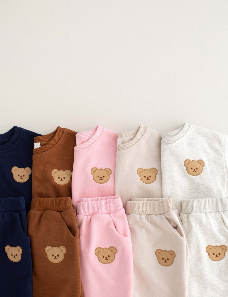 The Bear Colour Tracksuit 100% Cotton - Cozy Crew Club